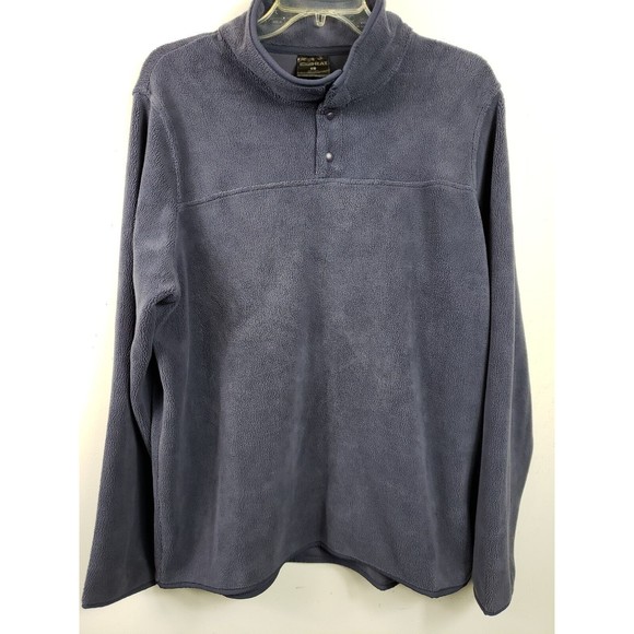 32 Degrees Tops - 32 Degrees Heat Women's Lg  1/4 Snap Closure Long Sl Fleece Sweatshirt Lavender